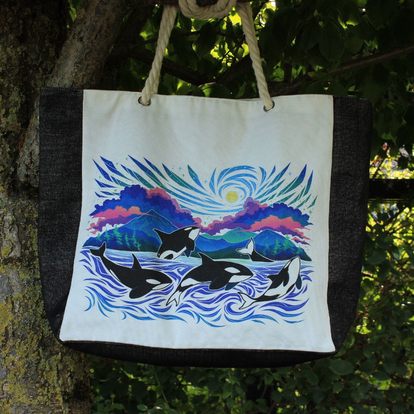 Orca Pod Beach Bag