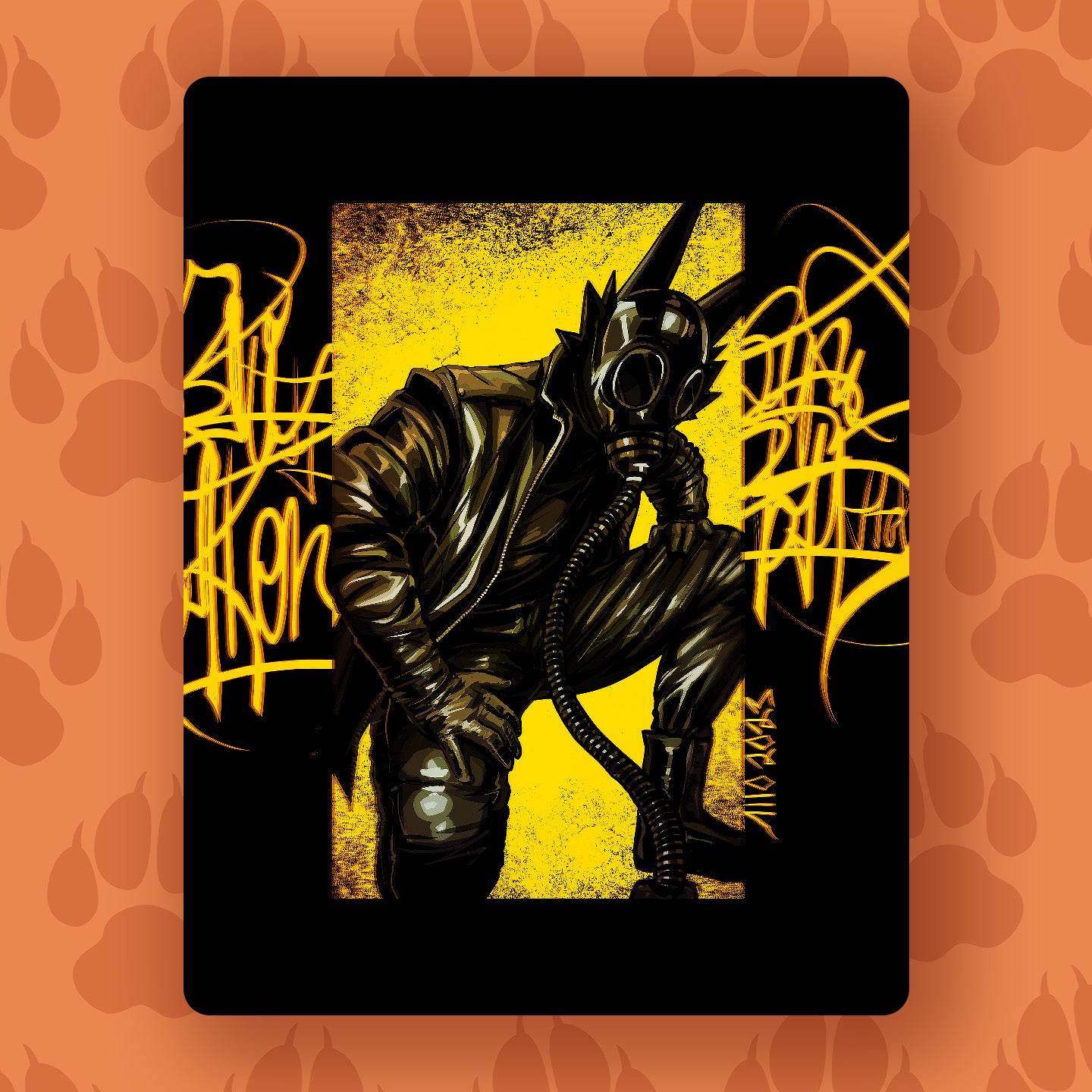Leather Art Print