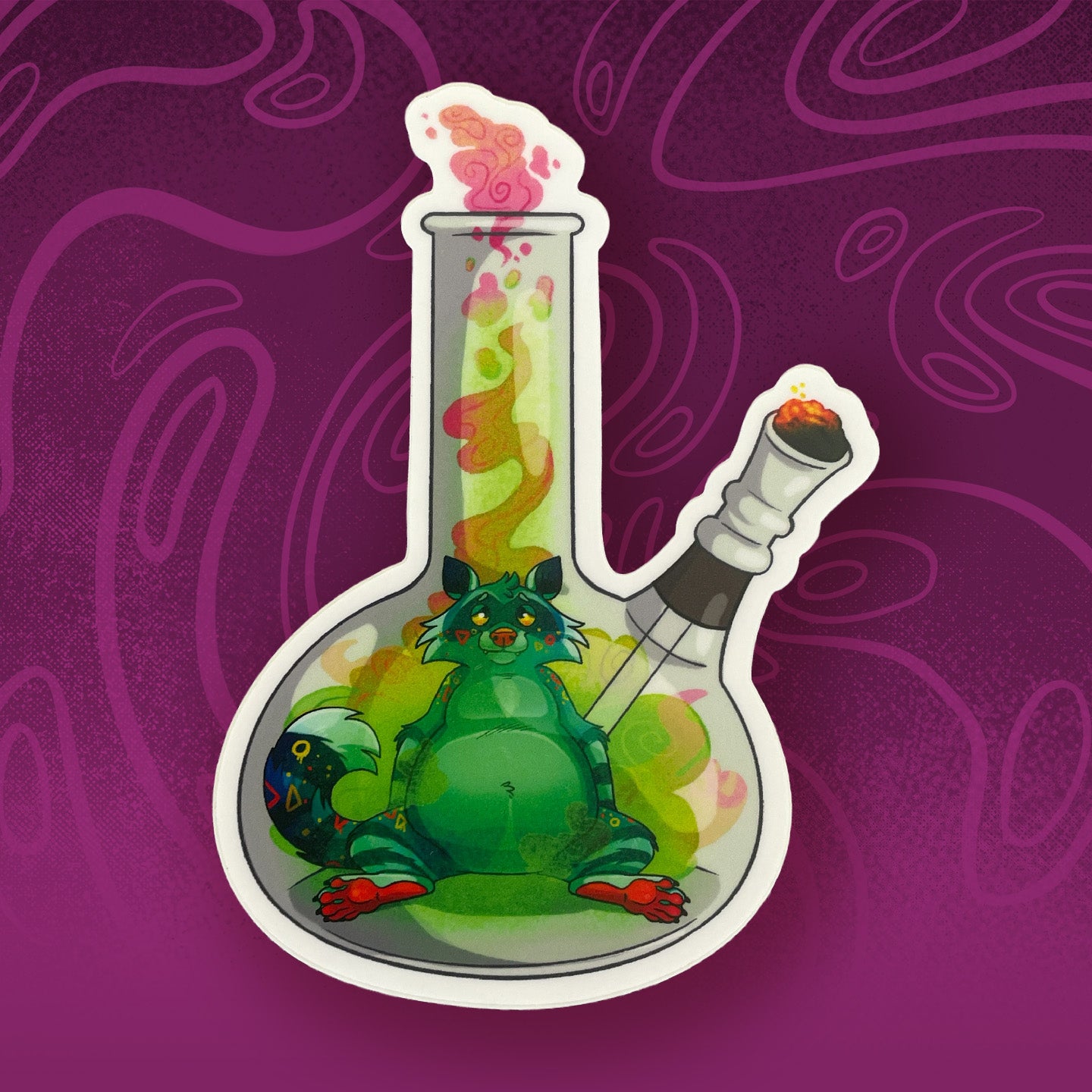 Ravi Bong Vinyl Sticker
