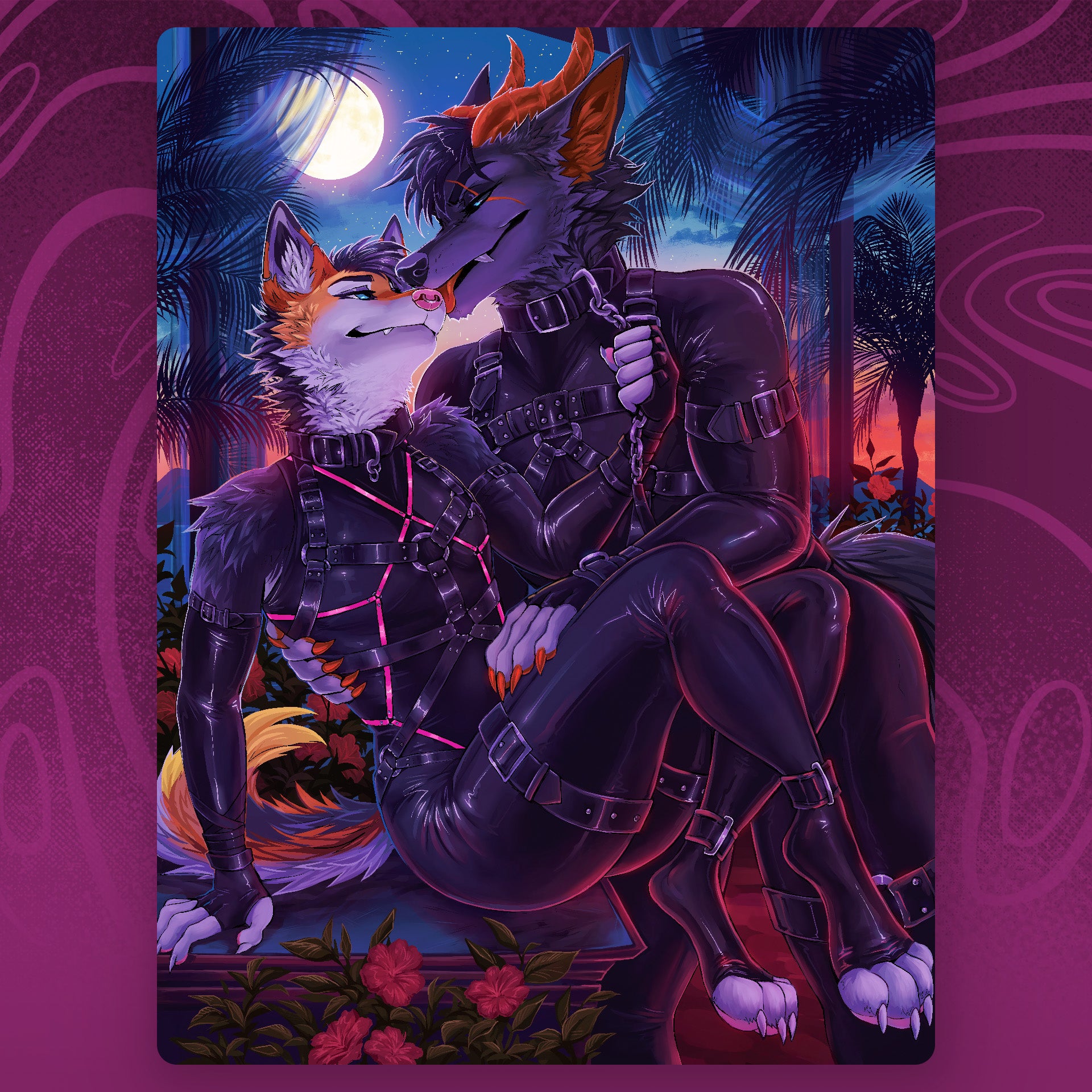 Shiny Couple Tapestry